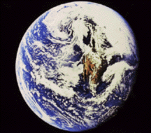 A Terra vista do espaco