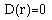 D(r)=0