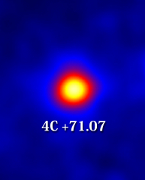 VLBA and Fermi observations of a gamma-ray flare in 4C +71.07