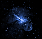 Chandra image of jet from Cen A
