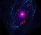 X-ray and UV image of M81