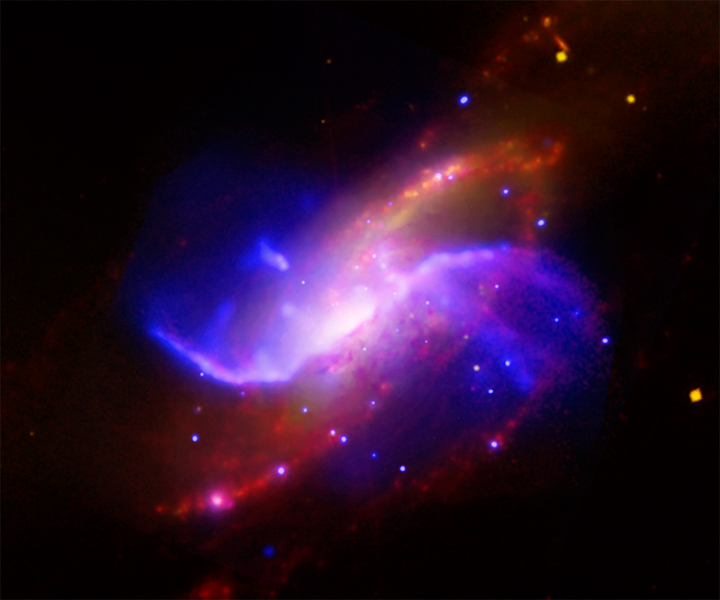 Composite image of NGC 4258