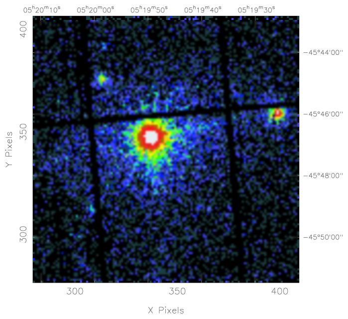 XMM-Newton EPIC-PN image of Pictor A