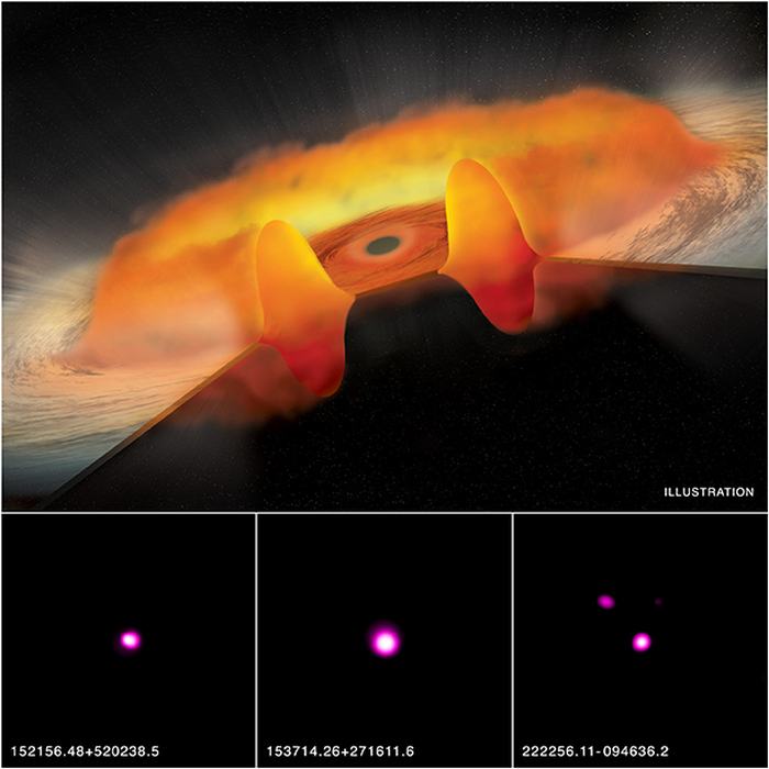 Hyperfeeding supermassive black holes in AGN detected by the Chandra X-ray Observatory