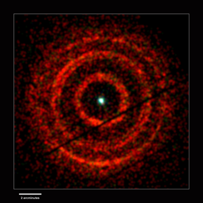 Swift XRT image of X-ray light echoes around black hole X-ray binary V404 Cygni