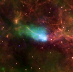 Composite image of IC 443