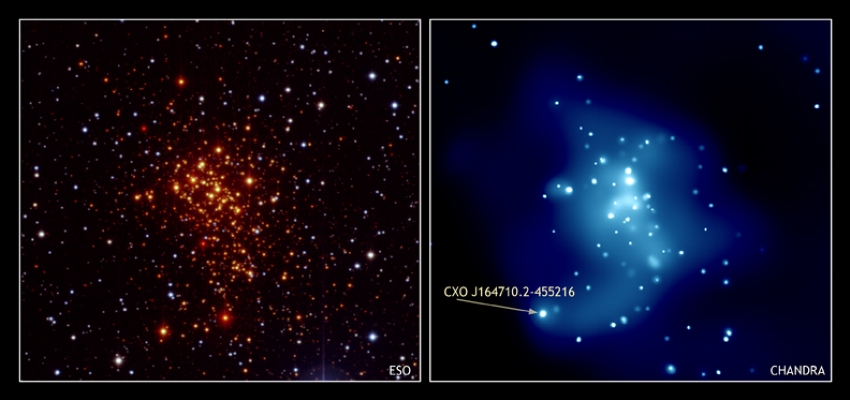 Chandra 
X-ray/optical image of Westerlund 1