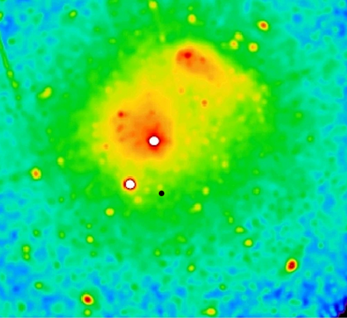 XMM-Newton false color image of cluster Abell 2028