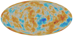 Planck microwave background polarization map