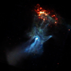 Chandra image of pulsar wind nebula