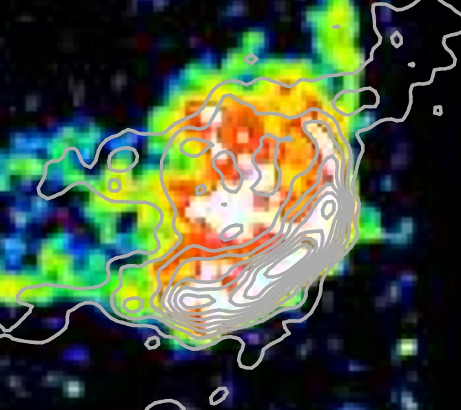 Chandra image of a classical nova shell