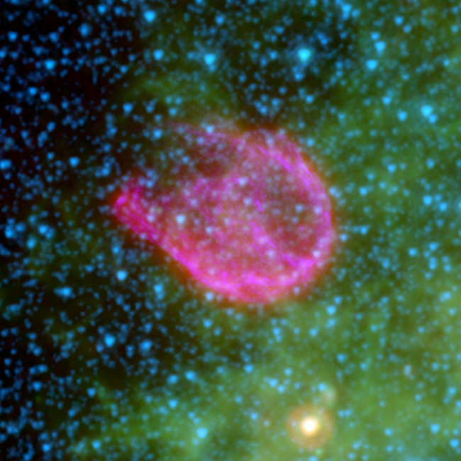 Chandra/Spitzer composite of N132D