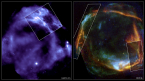 Chandra and XMM images of 2 SNRs