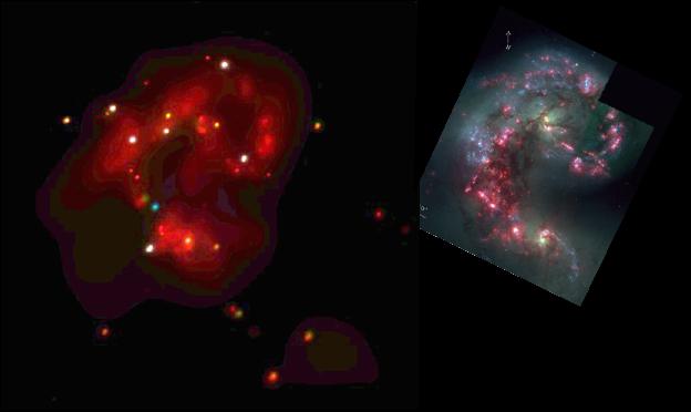 ACIS image of the Antennae Galaxies