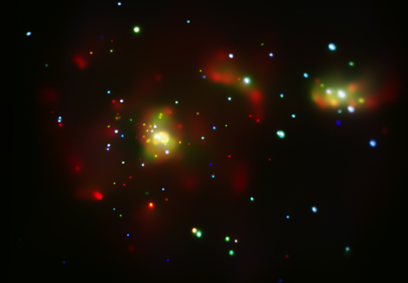 Chandra X-ray image of the Whirlpool galaxy