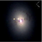 X-ray image of 2 nearly simultaneous supernovae