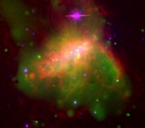 NGC1569 X-ray & Optical composite