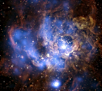 Chandra, HST image of NGC 604