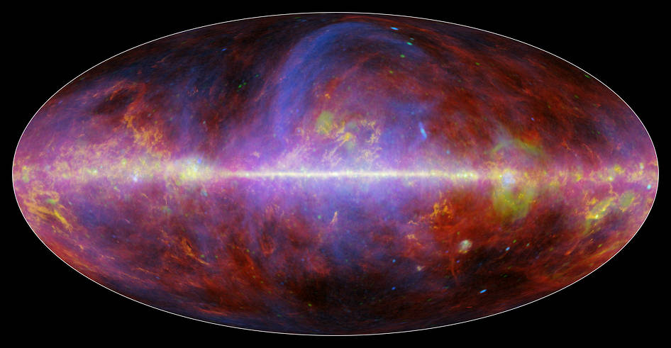 Planck composite map of the Milky Way