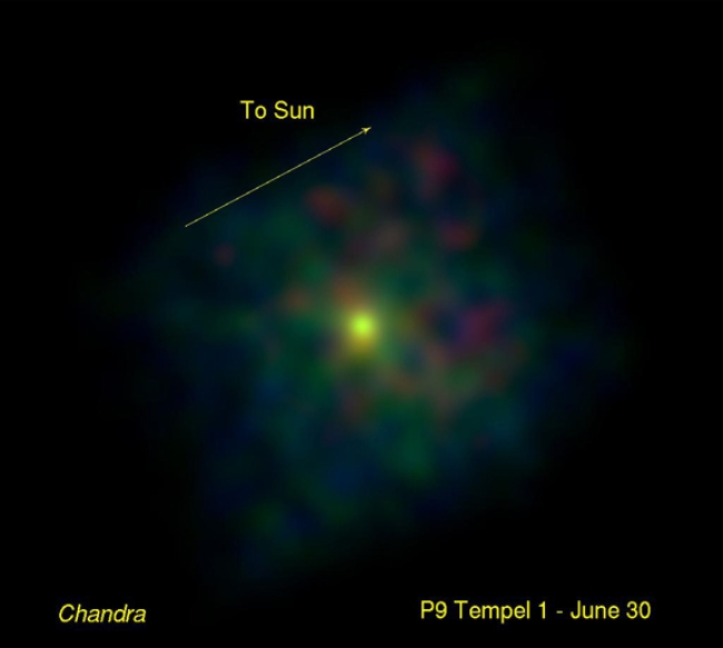 Chandra observation of comet Tempel 1