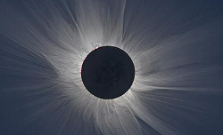 Total eclipse image taken Mar. 20, 2015 at Svalbard, Norway