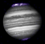 X-ray image of Jupiter's aurorae