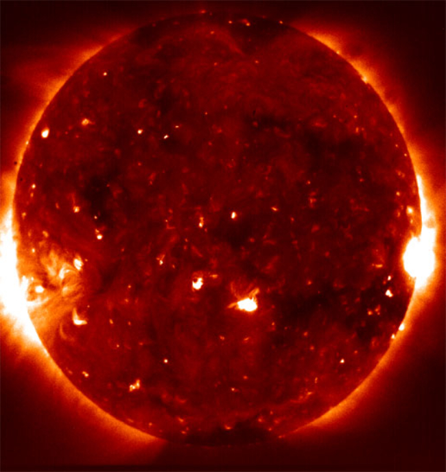 Hinode X-ray image of the sun
