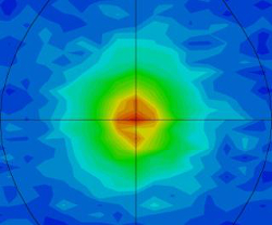 Neutrino image of the Sun