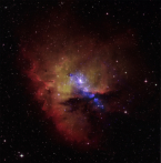 Chandra/Optical image of NGC 281