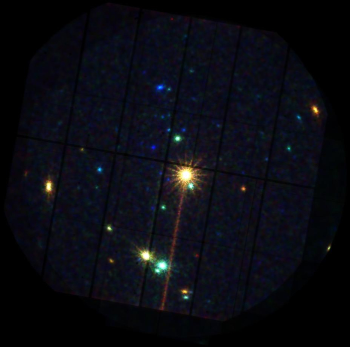 XMM Newton X-ray image of a piece of the Taurus molecular cloud
