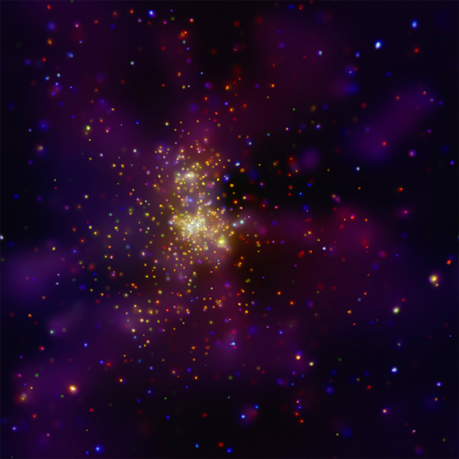 Chandra Image of Westerlund 2