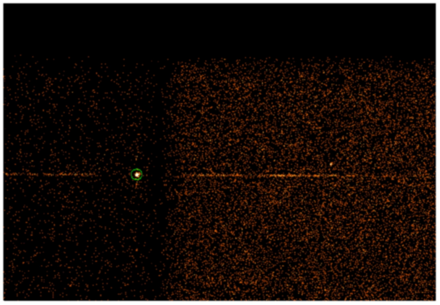 Chandra/LETG observation of GRB 020405 afterglow