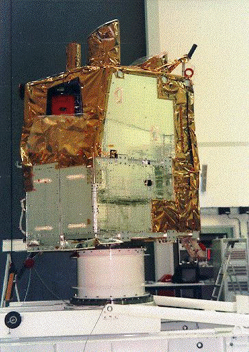 Bepposax in the clean room. Standing view