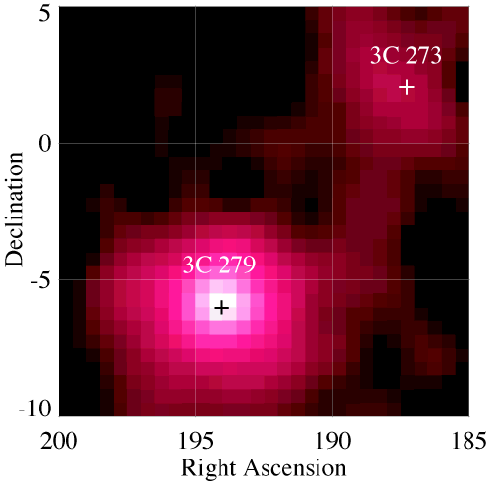 EGRET Image of the Blazar 3C279