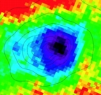 Chandra Temperature map of the galaxy cluster PKS0745-191