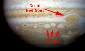 Tempestades em Jupiter
