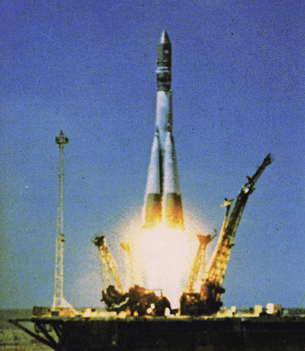 O lançamento da Vostok 1