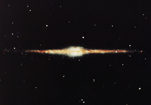 The Milky Way in infrared (IRAS all-sky map)