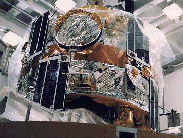 photo of Solrad 11A/B in the clean room
