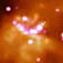 closup X-ray image of M82
