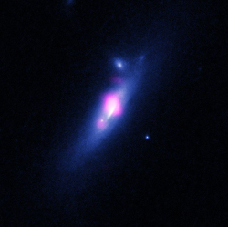 Chandra and HST image of SDSS J1126+2944