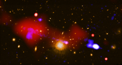 Positive Black Hole Feedback seen by CXO, JVLA and HST