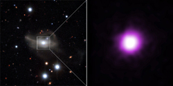 VLT optical and Chandra X-ray image of Markarian 1018