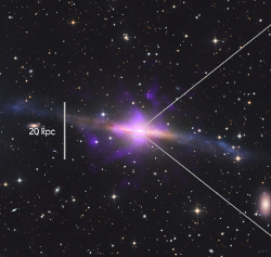 X-ray, optical and IR view of NGC 5084 and its central black