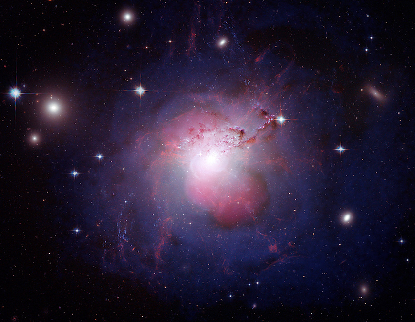 Multiwavelength view of the Perseus A active galaxy