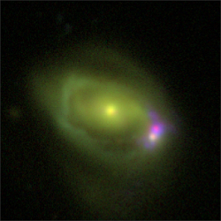 Discovery Channel Telescope of galaxy merger Was 49
