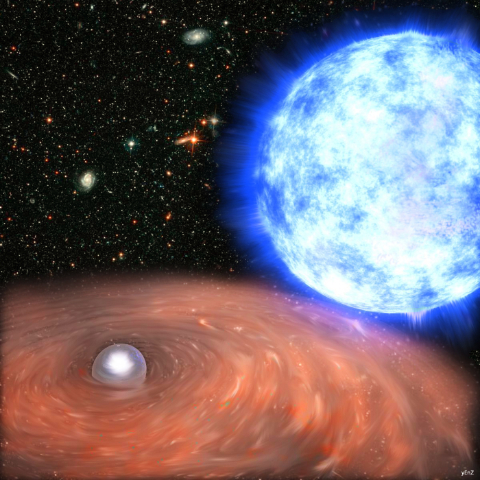 Artist conception of HD 49798