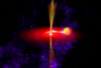 Artist impression of an intermediate mass black hole