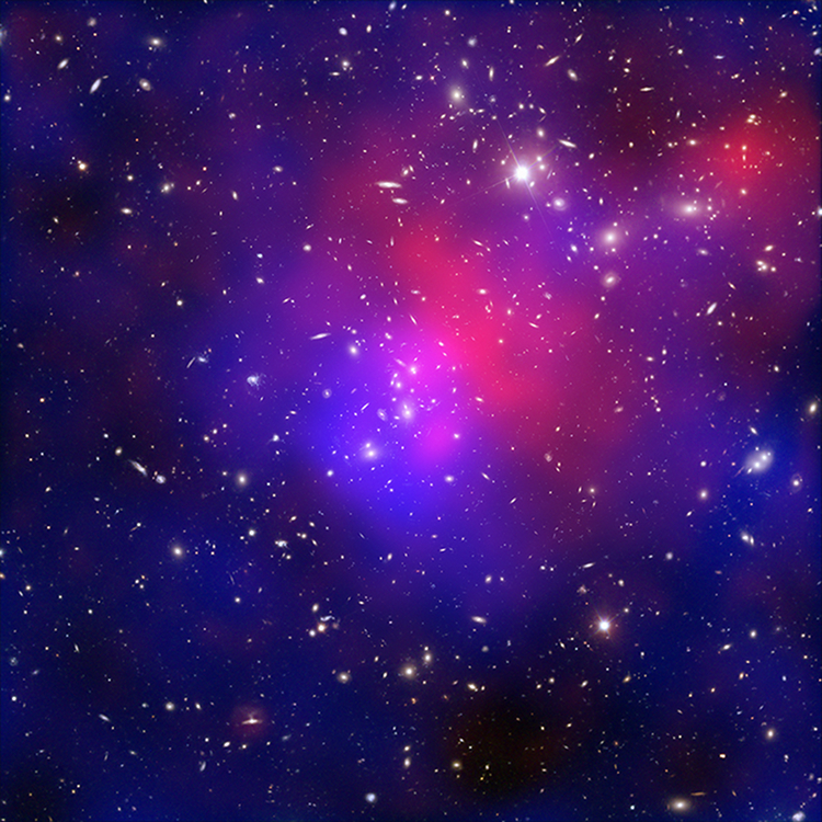Chandra + optical image of Abell 2744