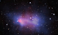 Chandra and Hubble image of El Gordo galaxy cluster